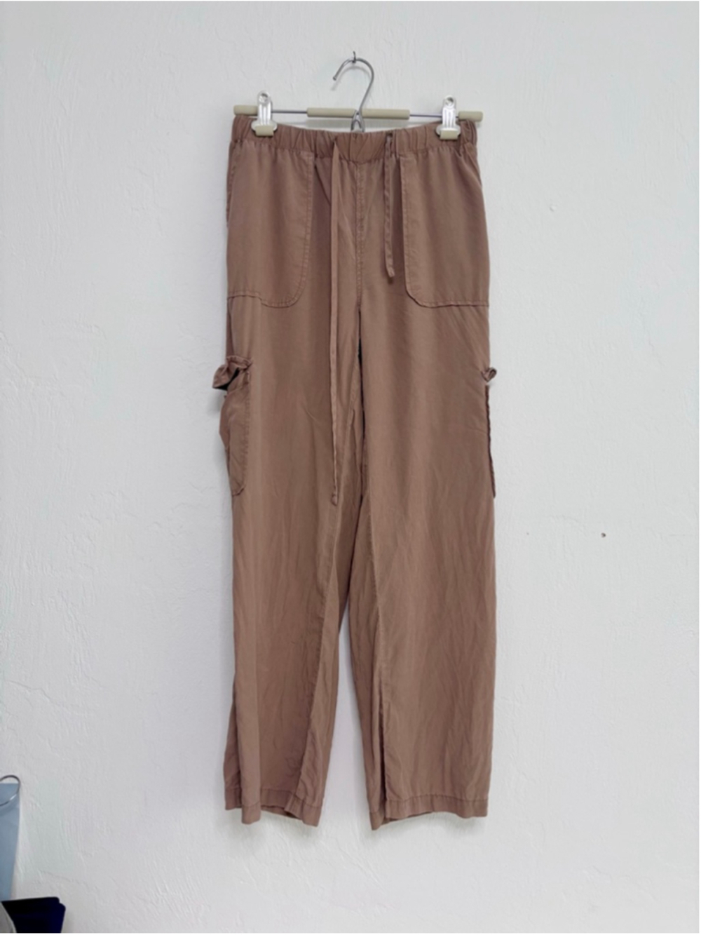 Women's Thread & Supply Brown Cargo Pants S Tencel